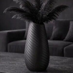 Noctis Oblique - Modern Vase with Oblique Aperture